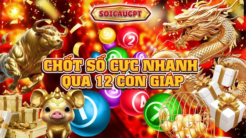 Chốt số cực nhanh qua 12 con giáp