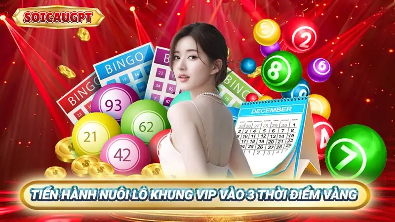 Tiến hành nuôi lô khung Vip vào 3 thời điểm vàng