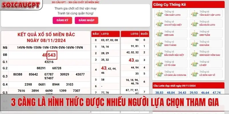 3 càng là hình thức được nhiều người lựa chọn tham gia