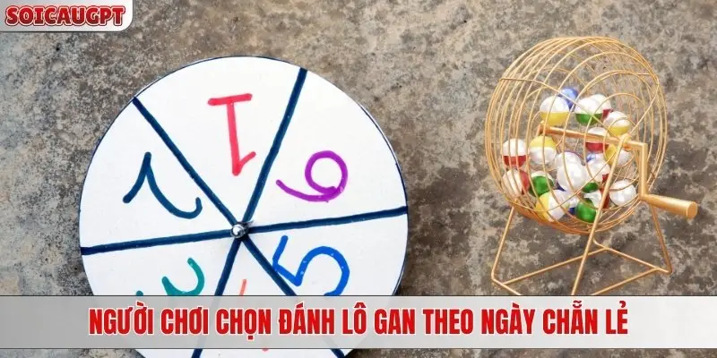 Người chơi chọn đánh lô gan theo ngày chẵn lẻ