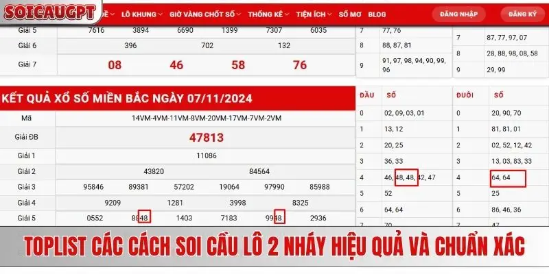 Toplist Các Cách Soi Cầu Lô 2 Nháy Hiệu Quả Và Chuẩn Xác